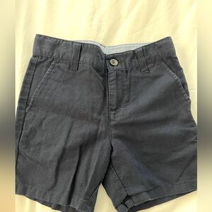 Janie and Jack navy cotton shorts size 5